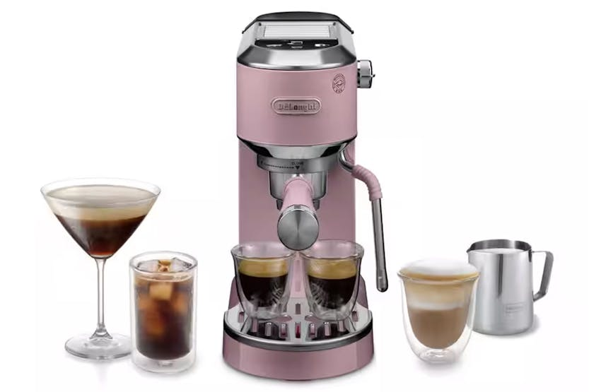 Delonghi Dedica Duo Coffee Machine | EC890.PK | Pink