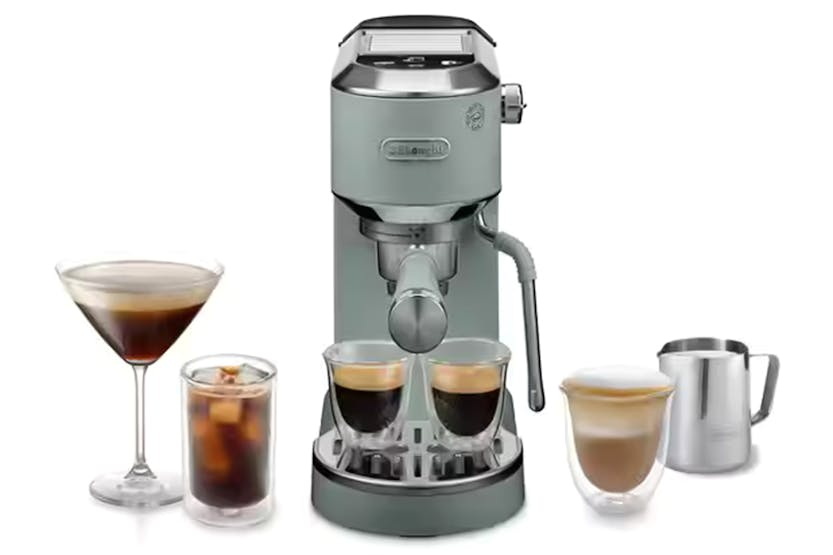 De'Longhi Dedica Duo Espresso Coffee Machine | EC890.GR | Green