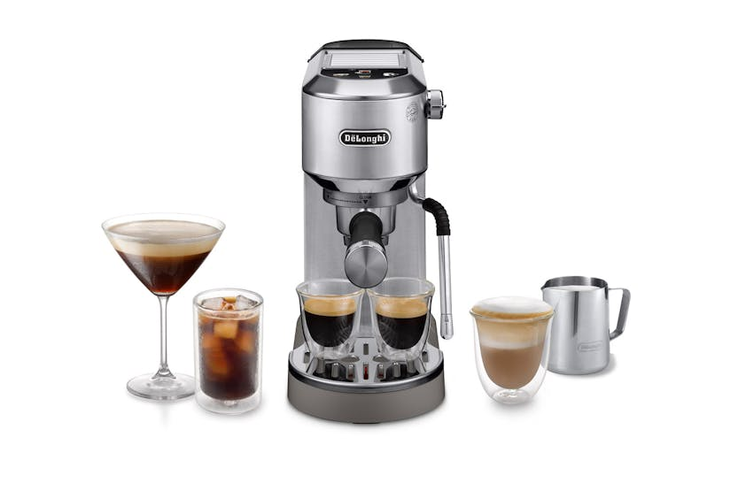 De'Longhi Dedica Duo Espresso Coffee Machine | EC890.M | Stainless Steel