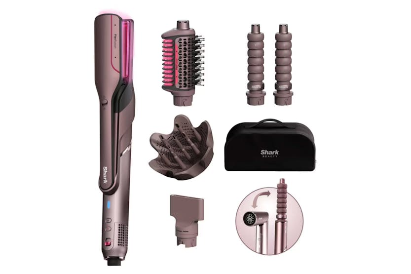 Shark Flex Fusion Straight Hair Straightener | HD652SUK | Cosmic Blush