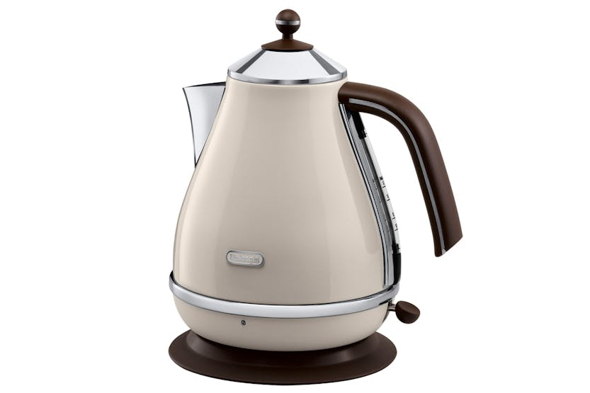 DeLonghi 1.7L Icona Vintage Kettle | KBOV3001BG | Cream