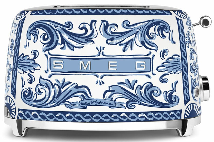 Smeg 50's Retro Style Dolce & Gabbana 2 Slice Toaster | TSF01DGBUK