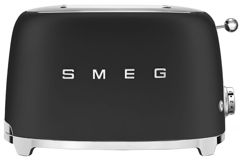 Smeg 50's Style 2 Slice Toaster | TSF01BLMUK | Matte Black