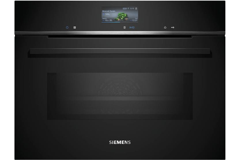 Siemens IQ700 Built-in Compact Oven with Microwave | CM776G1B1B | Black