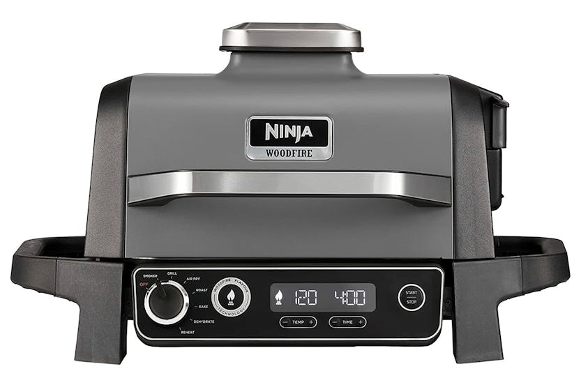 Ninja Woodfire Outdoor Electric BBQ Grill & Smoker | OG701UK | Grey & Black