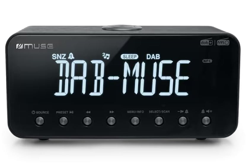 Muse DAB+/FM Clock Radio PLL with Bluetooth | M-196DBT