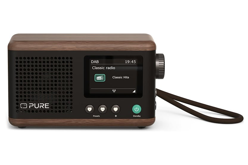 Pure Classic Mini Digital Radio | Black/Walnut