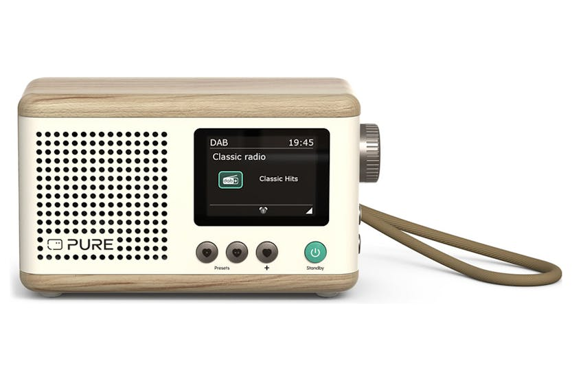 Pure Classic Mini Digital Radio | White/Oak