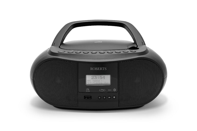 Roberts Boombox Radio with CD Player | Black