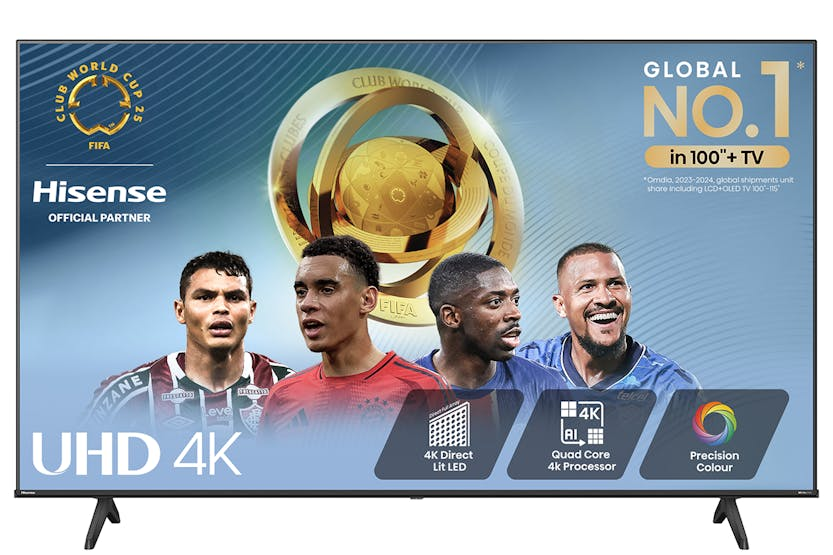 Hisense 43" A6 4K Ultra HD HDR Smart TV with Dolby Vision (2024) | 43A61N