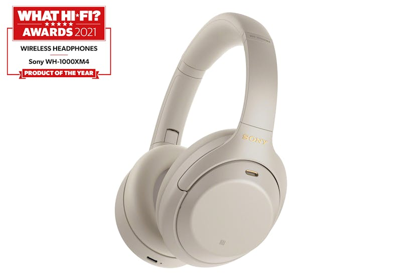 Sony WH-1000XM4 Over-Ear Wireless Noise Cancelling Headphones | Silver