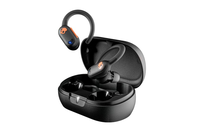 Skullcandy Push ANC Active True Wireless Earbuds with Active Noise Cancelling | Black/Orange