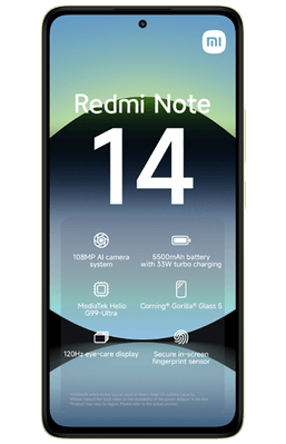 Xiaomi Redmi Note 14 8GB/256GB Green