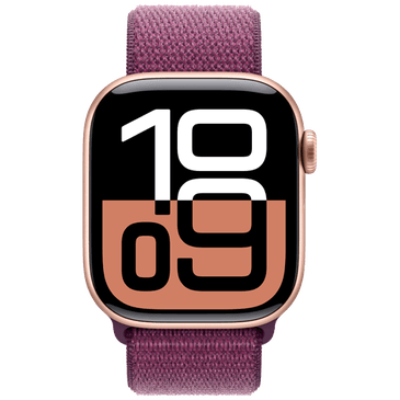 Apple Watch Series 10 4G 42mm Gold (Purple Nylon Strap)