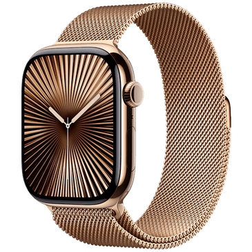 Apple Watch Series 10 4G 46mm Gold Titanium (Gold Milanese Strap M/L)