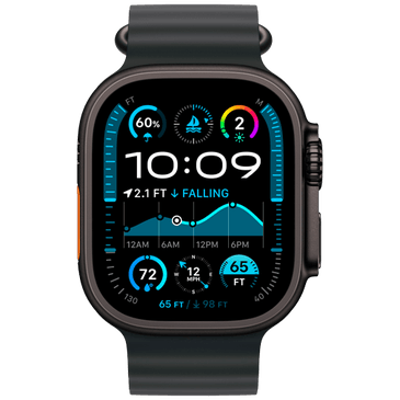 Apple Watch Ultra 2 Black (Black Rubber Strap)