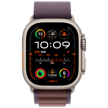 Apple Watch Ultra 2 (Purple Nylon Strap s)