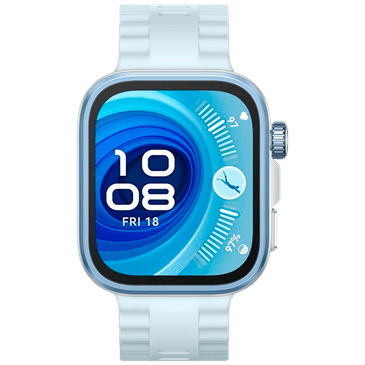 Huawei Watch Fit 4 Pro Silver (Blue Rubber Strap)