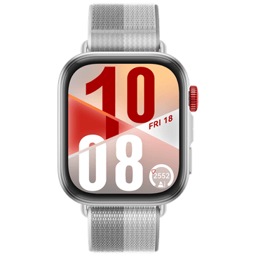 Huawei Watch Fit 4 Silver (Grey Nylon Strap)