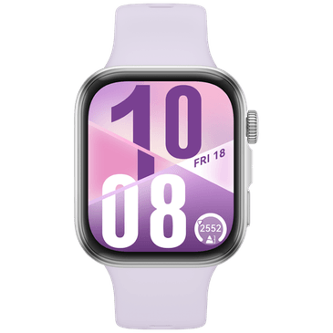 Huawei Watch Fit 4 Silver (Paarse Rubber Strap)