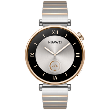 Huawei Watch GT 4 41mm Gold (Zilveren Schakelband)