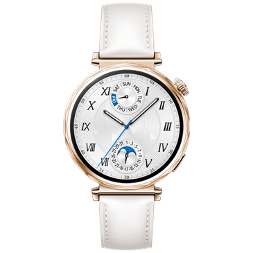 Huawei Watch GT 5 41mm Gold (White Leather Strap)