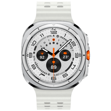 Samsung Galaxy Watch Ultra Titanium White (White Rubber Strap)