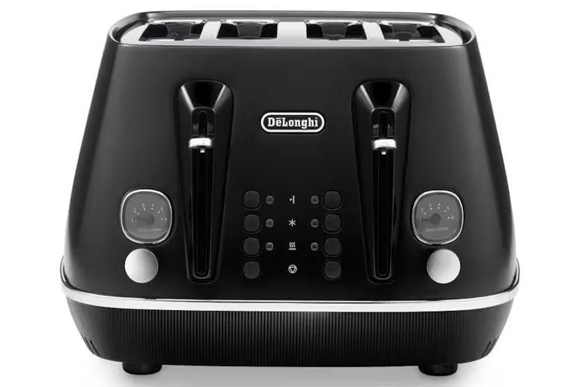 DeLonghi Distinta X Four Slot Toaster | CTIN4003.BK | Black
