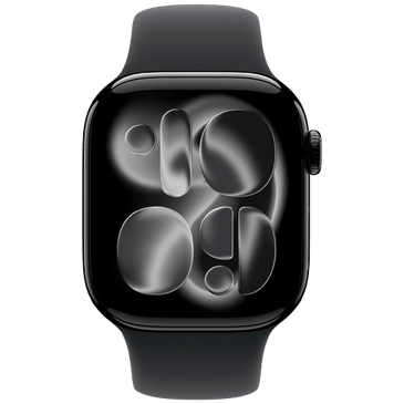 Apple Watch Series 11 42mm Black (Black Rubber Strap M/L)