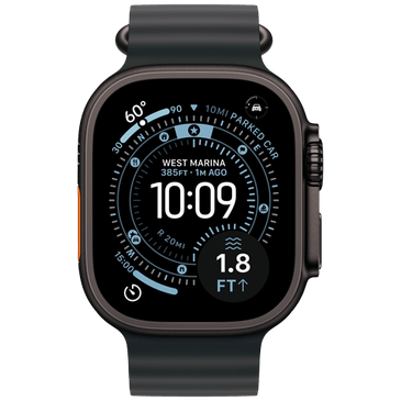 Apple Watch Ultra 3 49mm Black (Black Rubber Strap)