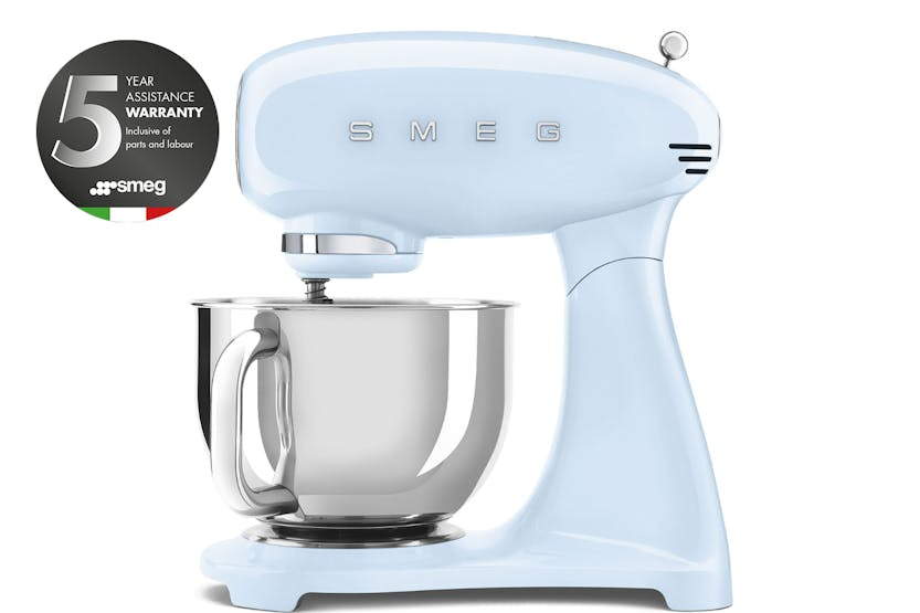 Smeg 50's Retro Style Stand Mixer | Pastel Blue | SMF03PBUK