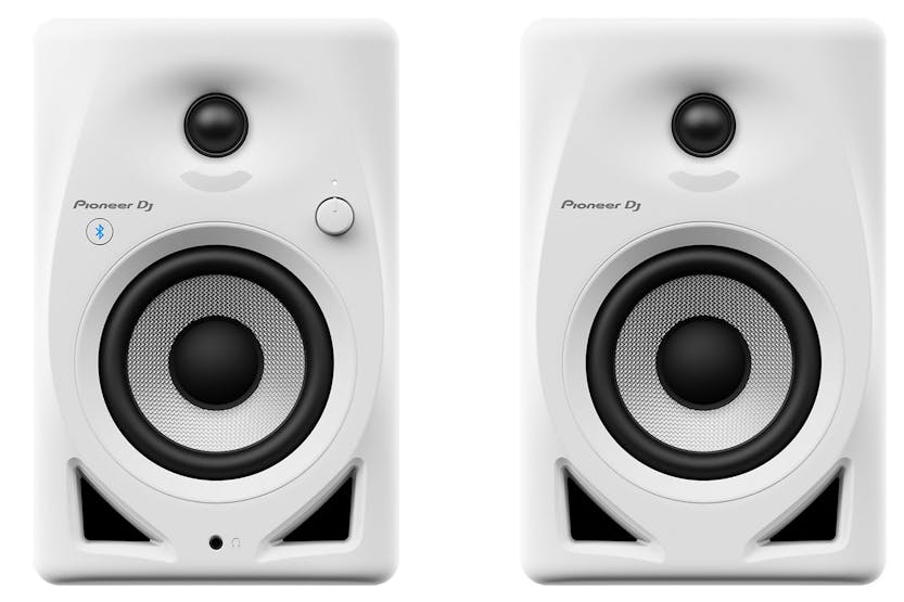 Pioneer DJ DM-40D-BT-W 4" Desktop Monitor Speaker with Bluetooth | White