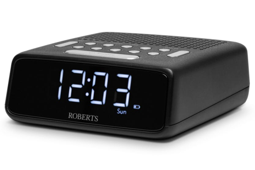Roberts Ortus FM Dual Alarm Clock Radio | Black