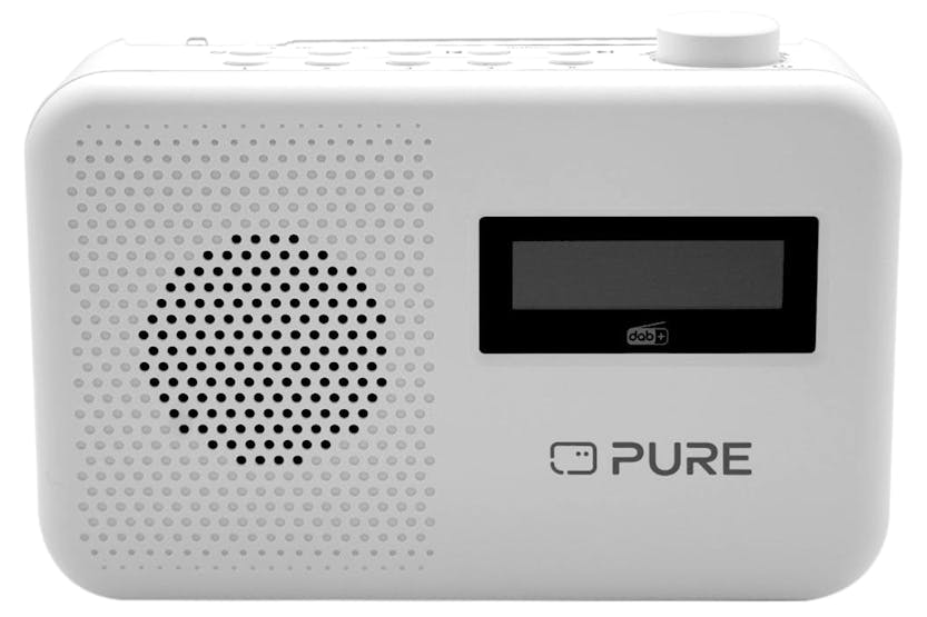 Pure Elan One2 Portable Radio with Bluetooth | White