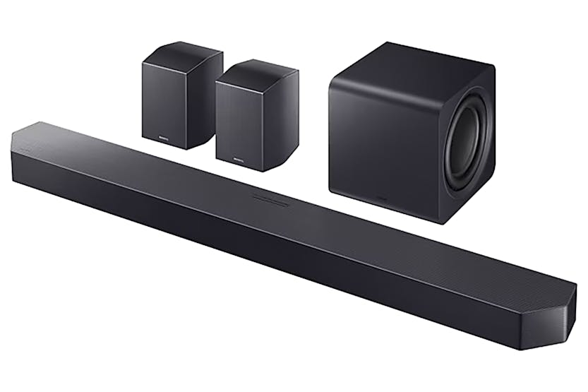 Samsung Q990F Q-Series 11.1.4ch Soundbar with Subwoofer and Rear Speakers (2025) | Titan Black