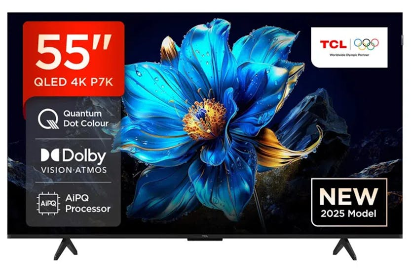 TCL P7K 55" QLED 4K UHD Smart TV (2025) | 55P7K