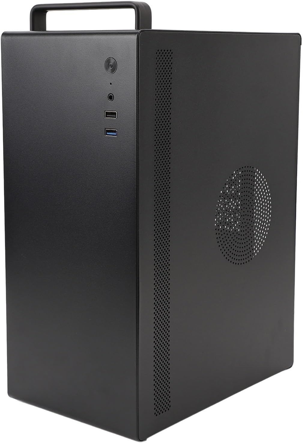 Compact Micro ATX ITX PC Gaming Case, Desktop Computer Case, HDD SSD Memory Support, 4 PCIe Expansion Slots, USB 3.0 2.0 Port, for Office Gamer Home