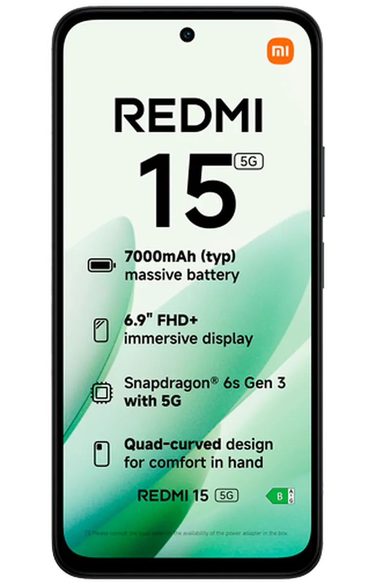 Xiaomi Redmi 15 5G 128GB Black