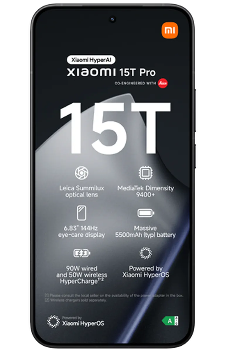 Xiaomi 15T Pro 12GB/1TB Black