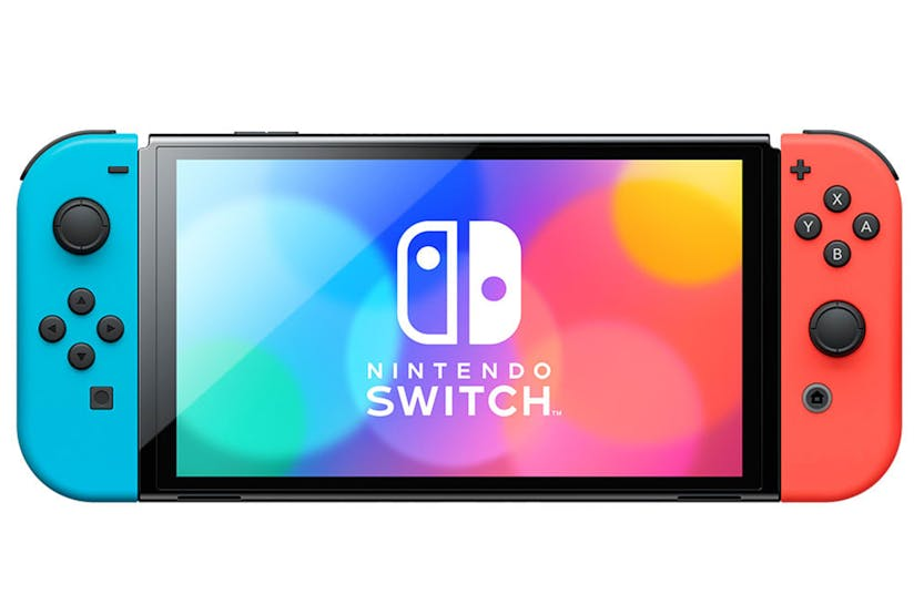 Nintendo Switch OLED Model | Neon Blue/Neon Red