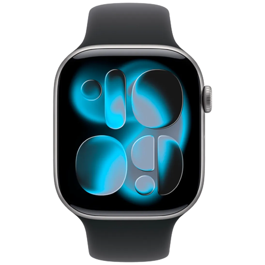 Apple Watch Series 11 46mm 5G Grey (Black Rubber Strap S/M)