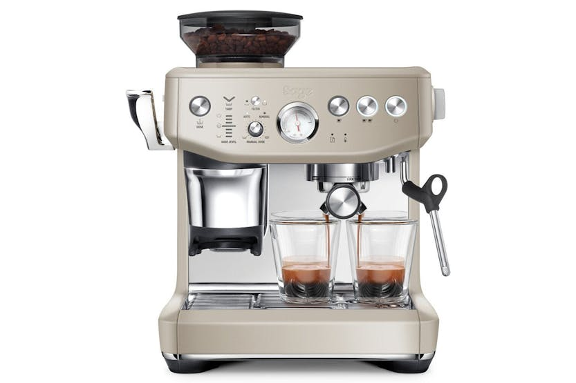 Sage Barista Express Impress Coffee Machine| SES876ALM4GUK1 | Almond Nougat