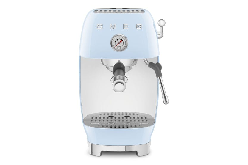 Smeg 50's Style Espresso Cold Brew Coffee Machine | Blue | ECF03PBUK