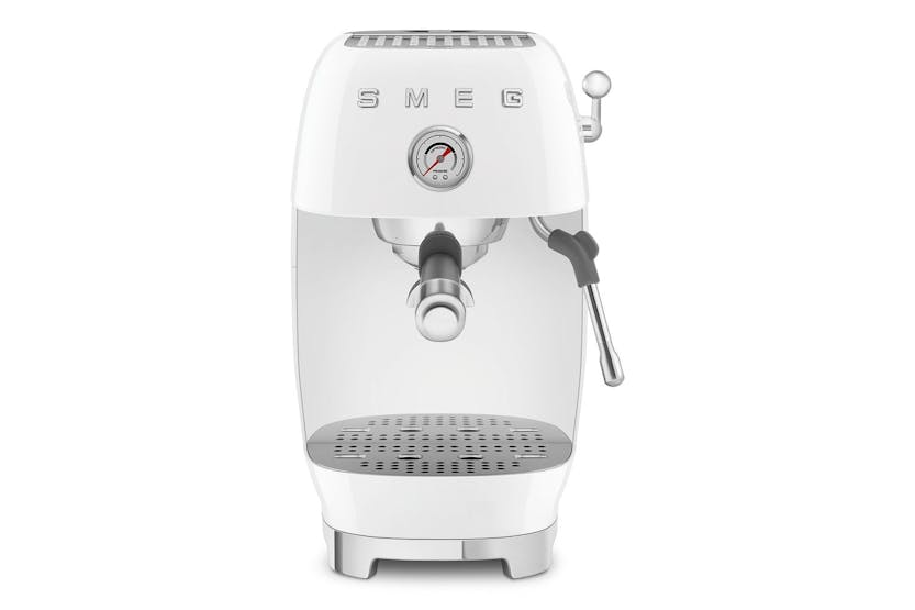 Smeg 50's Style Espresso Cold Brew Coffee Machine | White | ECF03WHUK