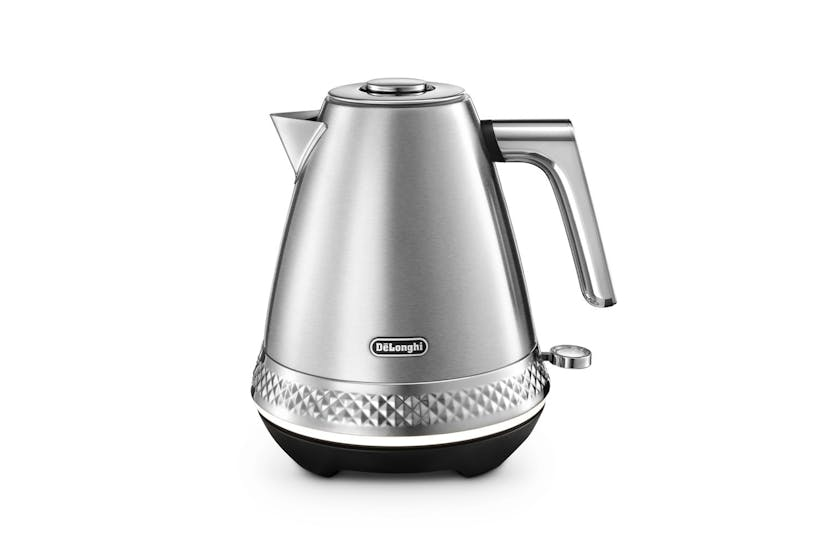 De'Longhi 1.7L Diadema Platium Kettle | KBV3001.M | Brushed Steel
