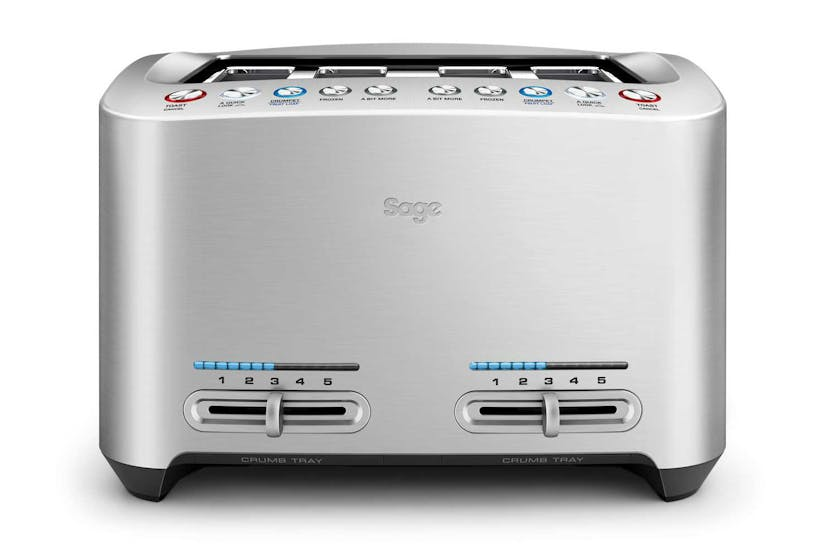 Sage The Smart 4-Slice Toaster | BTA845UK | Brushed Aluminium