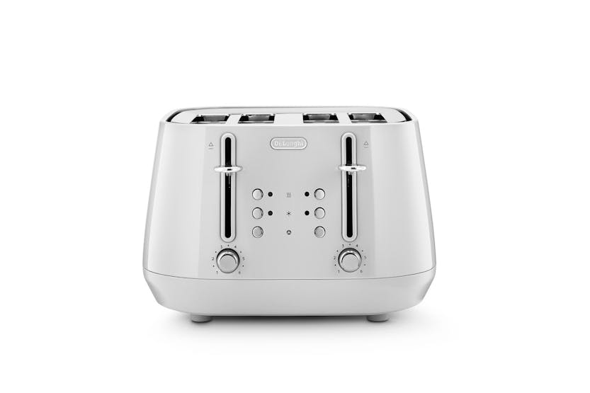 Delonghi Eclettica 4 Slice Toaster | CTY4003.W | White