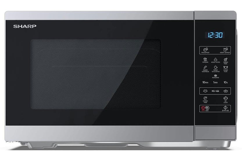 Sharp 25L 900W Freestanding Solo Microwave | YC-MS252AU-S | Silver