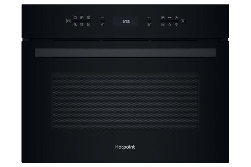 Hotpoint 52L 950W Built-in Combination Microwave Oven | HCW7O7HTSBUK | Black