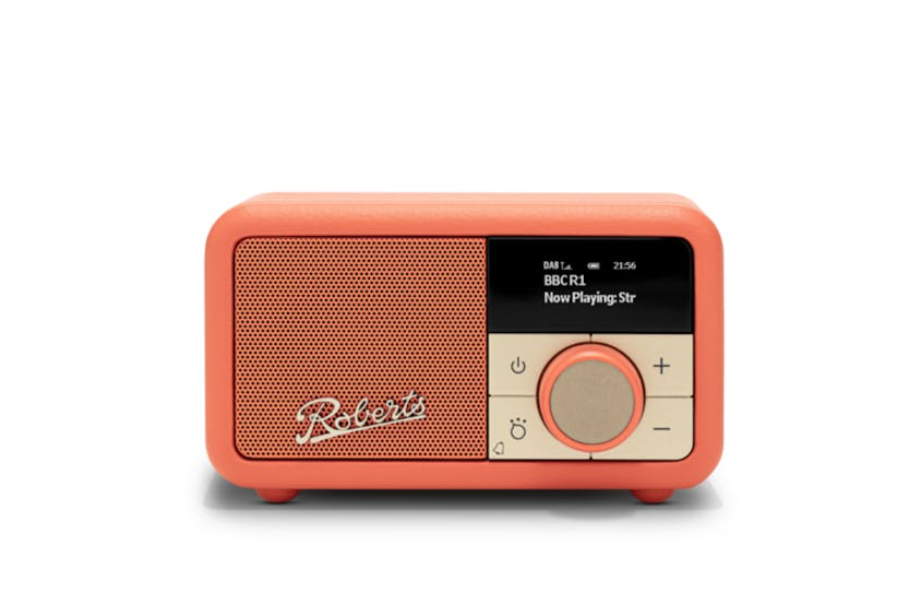 Roberts Revival Petite 2 FM Radio with Bluetooth | Pop Orange